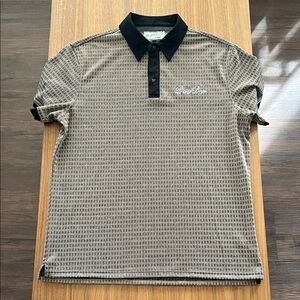 Classic Black and Brown Polo Shirt